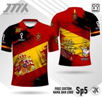 Gambar jersey spanyol piala dunia qatar 2022 kaos spain lengan pendek - Hitam, S dari jmxfactory undefined 2 Tokopedia