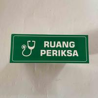 Gambar Sticker Ruang Periksa - Hijau, Stiker Klinik / Poliklinik, Sticker kac dari Sahabat Sejasa undefined 3 Tokopedia