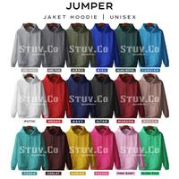 Gambar (PROMO) Jaket Polos Sweater Hoodie Jumper Polos Hijau Fuji - JUMPER KUNING, M dari Rumah Baselayer undefined 3 Tokopedia
