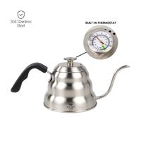 Gambar One Two Cups Teko Kopi Leher Angsa Pour Over Kettle Thermometer 900 ml silver dari kuingin.beli undefined 3 Tokopedia