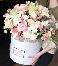 Gambar The Morning Mixed Flower Jumbo Bloom Box Ever Bouquet Bucket Bunga - M dari The Hanna Florist undefined 1 Tokopedia