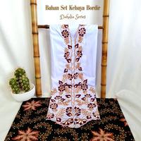 Gambar Handmade Bahan Setelan Kebaya Encim + Bawahan Batik motif Dahlia - 001, ATASAN dari Pusat Bordir Tasikmalaya undefined 4 Tokopedia