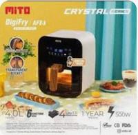 Gambar Digital Air Fryer MITO AF8 / AF 8 Wadah Panci Transparan Kapasitas 4L - Blue Indigo dari DANAU MAS undefined 2 Tokopedia