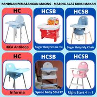 Gambar ALAS Kursi Makan Bayi - Bantalan Dudukan Kursi Makan Baby High Chair Pad Empuk Waterproof & Parasut Cocok untuk SB Motif Unik Comfortable & Aman - + SeatbeltPerut dari Little Diva_NEW undefined 4 Tokopedia