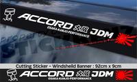 Gambar Cutting Sticker Kaca Mobil Stiker JDM Accord Osaka Kanjo 01 Custom - Hitam dari stickrenz undefined 1 Tokopedia