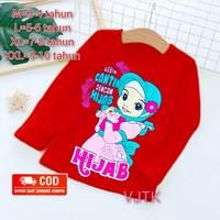 Gambar VJTK Kaos Anak Perempuan Lengan Panjang Umur 3-10 Tahun Bahan Katun PE 28s Lembut Adem Nyaman Dipakai Si Buah Hati Banyak Pilihan Warna Tersedia 4 Ukuran S M L XL COD Bayar Saat Barang Sampai - Fashion - Biru, M dari Fimi olshop undefined 1 Tokopedia