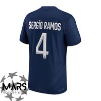 Gambar Paris Saint Germain 22/23 Authentic Home Jersey + Sergio Ramos Nameset - M dari Mars Soccer Kits undefined 3 Tokopedia