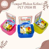 Gambar Pet dish M / tempat makan kelinci, kucing , anjing , guinea pig dll - Biru dari Gudang Kelinci Cottontail undefined 1 Tokopedia