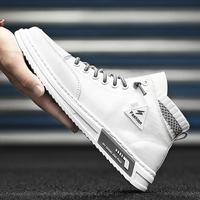 Gambar Sepatu High Top Pria Classic Off White Wanita Pria Import Korean Style - Putih, 40 dari maximalism undefined 5 Tokopedia