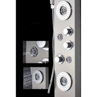 Gambar Tiang Shower Panel Set 6 fungsi panas dingin water heater with LED dari HIRO HOME undefined 4 Tokopedia