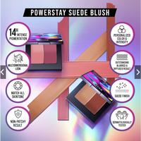 Gambar make over powerstay suede blush euphorio 6 gr - 20 inferno crus dari pake jempol undefined 3 Tokopedia