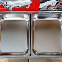 Gambar Pemanas Segi Prasmanan Jumbo 2Tray / Square Chafing Dish Jumbo 2Tray - Standart dari PerabotanDapurku undefined 1 Tokopedia