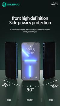 Gambar SIKENAI Tempered Glass Anti Spy iPhone 6 / 7 / 8 / XS / XR / 11 / 12 - dari Bima Accessories undefined 3 Tokopedia