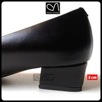 Gambar Sepatu Wanita Pantofel Formal Kerja Hitam Doff Polos Klasik Big size - H3 Hitam Doff, 36 dari DISTRO-NIRVANA undefined 4 Tokopedia