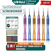 Gambar Yihua 6020-B Obeng Set Service HP Presisi Screwdriver T5 T6 T3 -1.5 Y2 dari Yihua Official undefined 1 Tokopedia