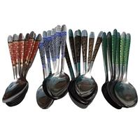 Gambar Sendok Makan Motif Batik Bahan Stainless Steel 1 Lusin isi 12pcs dari PINZY OFFICIAL STORE undefined 4 Tokopedia