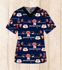 Gambar Obgyn Baju Jaga Dokter / Scrub Dokter dari Aluna Scrub undefined 2 Tokopedia