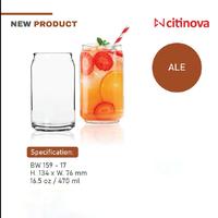 Gambar GARANSI PECAH/1 SET ISI 6PCSGELAS BEER CAN CITINOVA/GELAS CAN/KACA dari CS Shop168 undefined 2 Tokopedia