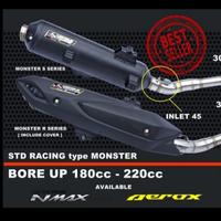 Gambar SHIJIRO STD RACING AEROX MONSTER INLET 45 dari CLD RACING SHOP TANGERAN undefined 1 Tokopedia