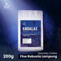 Gambar Andalas Fine Robusta Lampung 200gr - Biji Kopi - Espresso Roast - BIJI KOPI dari Tell Me About Coffee & Roastery undefined 1 Tokopedia