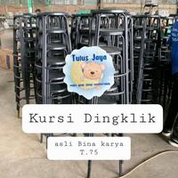 Gambar Kursi Baso Kursi Cafe Kursi Besi Dingklik BINA KARYA - Dingklik 79 T75, Biru dari TULUS JAYA undefined 3 Tokopedia