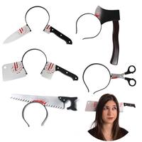 Gambar Hiasan Kostum Halloween Kepala Topi Bando - kapak dari Cecefavors undefined 1 Tokopedia