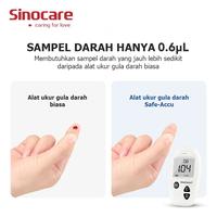 Gambar Sinocare Safe-Accu Alat Cek Gula Darah - Blood Glucose Meter Sinocare - 1 Paket Lengkap dari Galeri Medika undefined 5 Tokopedia