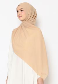 Gambar Nura Pashmina Khaki dari Fey Attire undefined 3 Tokopedia