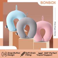 Gambar BANTAL LEHER SAMONO SNP001 Travel Anti Pegal Lembut Multifungsi - Abu-abu dari ANGGREK STORE JAKARTA undefined 1 Tokopedia