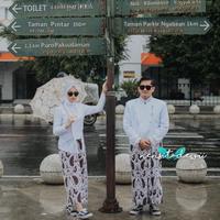 Gambar [1 Set] Baju Prewed Instan / Baju Couple Adat Jawa-Solo, Nuansa Putih. - XXL/L5, Jumbo dari Nensitadewi Wedding undefined 1 Tokopedia