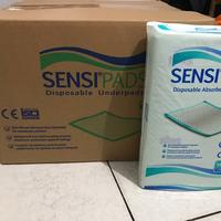 Gambar 1 Dus Underpad Sensi / Sensipad 60x90 Alas Pipis Perlak PREMIUM - 1 dus dari Kubo Store Tokopedia undefined 2 Tokopedia