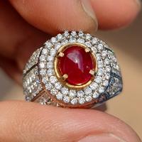 Gambar Natural HQ Batu Pigeon Blood Red Ruby Burma Mogok Myanmar 1.30 Cts dari The Luffy Permata undefined 4 Tokopedia