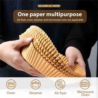 Gambar Kertas Air Fryer Bulat / Kertas Alas Air Fryer Paper Oilproof 50 Pcs Kitchenware - Cokelat dari Lafalen undefined 3 Tokopedia