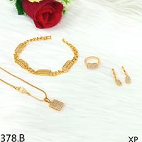 Gambar PL4022 set dewasa lengkap perhiasan titanium anti karat dari JC 77 undefined 1 Tokopedia