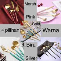 Gambar CEO Sendok Makan Western Set Stainless Steel 304 Set Peralatan Makan - Gold dari CEO Official Store undefined 3 Tokopedia