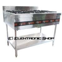 Gambar Crown Open Burner With Stand YSN-ST6 Cooker 6Tungku YSN ST6 dari E3 Shop Elektronik undefined 1 Tokopedia