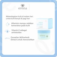Gambar Emina Aqua Infused Sleeping Mask 30 g - Pelembab Wajah dari Mega Beauty Fashindo undefined 5 Tokopedia