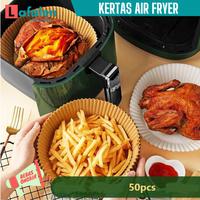 Gambar Kertas Air Fryer Bulat / Kertas Alas Air Fryer Paper Oilproof 50 Pcs Kitchenware - Cokelat dari Lafalen undefined 1 Tokopedia