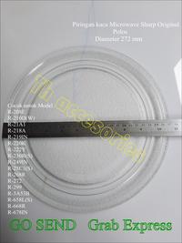 Gambar Piring Kaca Microwave Sharp Original Diameter 27 cm ( 272 mm ) dari Th accesories undefined 1 Tokopedia