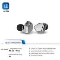Gambar HZSOUND Heart Mirror Pro 10mm CNT Diaphragm In Ear Monitor Earphone - Hitam dari Moticc undefined 1 Tokopedia