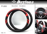 Gambar DAYTONA Sarung Stir Mobil Kulit Steer Cover P-203 - Black Black dari HS VARIASI Car Accessories undefined 5 Tokopedia