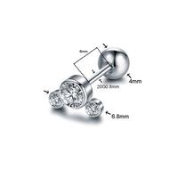 Gambar Stud Zircon Helix Lobe Ear Tindik Kristal Piercing - C dari Piercing Shop undefined 2 Tokopedia