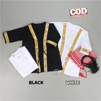 Gambar KOSTUM FOTO NEWBORN, BAJU MUSLIM KAFTAN ANAK - putih lengkap, size 4 dari Bejo Group undefined 3 Tokopedia