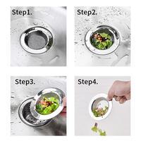 Gambar Saringan Sink Tutup Bak Wastafel Tempat Cuci Piring Stainless Steel - Diameter 11 mm dari Toko Ori Kabeh undefined 3 Tokopedia