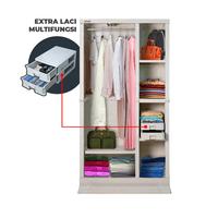 Gambar LEMARI PAKAIAN 3 PINTU PLASTIK GANTUNG CERMIN NAPOLLY (CILEGON SERANG) dari Agungjayacilegon undefined 4 Tokopedia