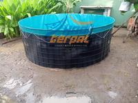 Gambar Terpal Saja Diameter 3 Tinggi 1 Meter Orchid Kolam Terpal Bulat - Putih dari HADI TERPAL MOJOKERTO undefined 4 Tokopedia