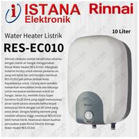 Gambar RINNAI WATER HEATER LISTRIK 10 LITER RES-EC010 dari ISTANA ELEKTRONIK PALEMBANG undefined 1 Tokopedia