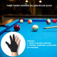 Gambar Sarung tangan billiard billiar bl equipment glove 3 tiga jari finger - Half Finger dari TwentyThree 23 undefined 5 Tokopedia