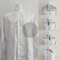 Gambar Baju Koko Murah Putih Polos Baju Koko Lengan Panjang Putih Motif Dada - Putih Motif, M dari AMPEL MART undefined 1 Tokopedia