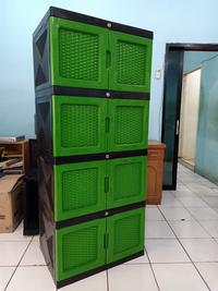 Gambar LEMARI PLASTIK SERBAGUNA FULL KUNCI JUMBO LEMARI PAKAIAN 4 SUSUN - SUSUN 4 dari ALLSTORYPLAS undefined 1 Tokopedia